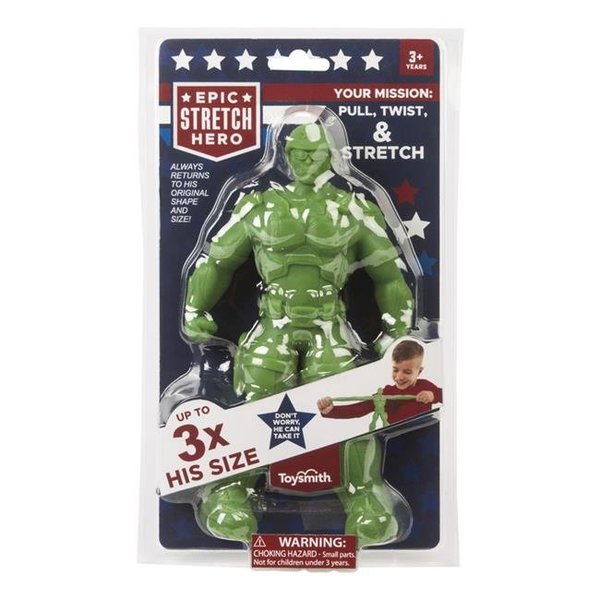 Toysmith Toysmith 9049312 Epic Stretch Hero Toy; Assorted Color 9049312